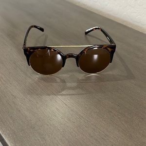 Quay Australia Livnow tortoiseshell sunglasses